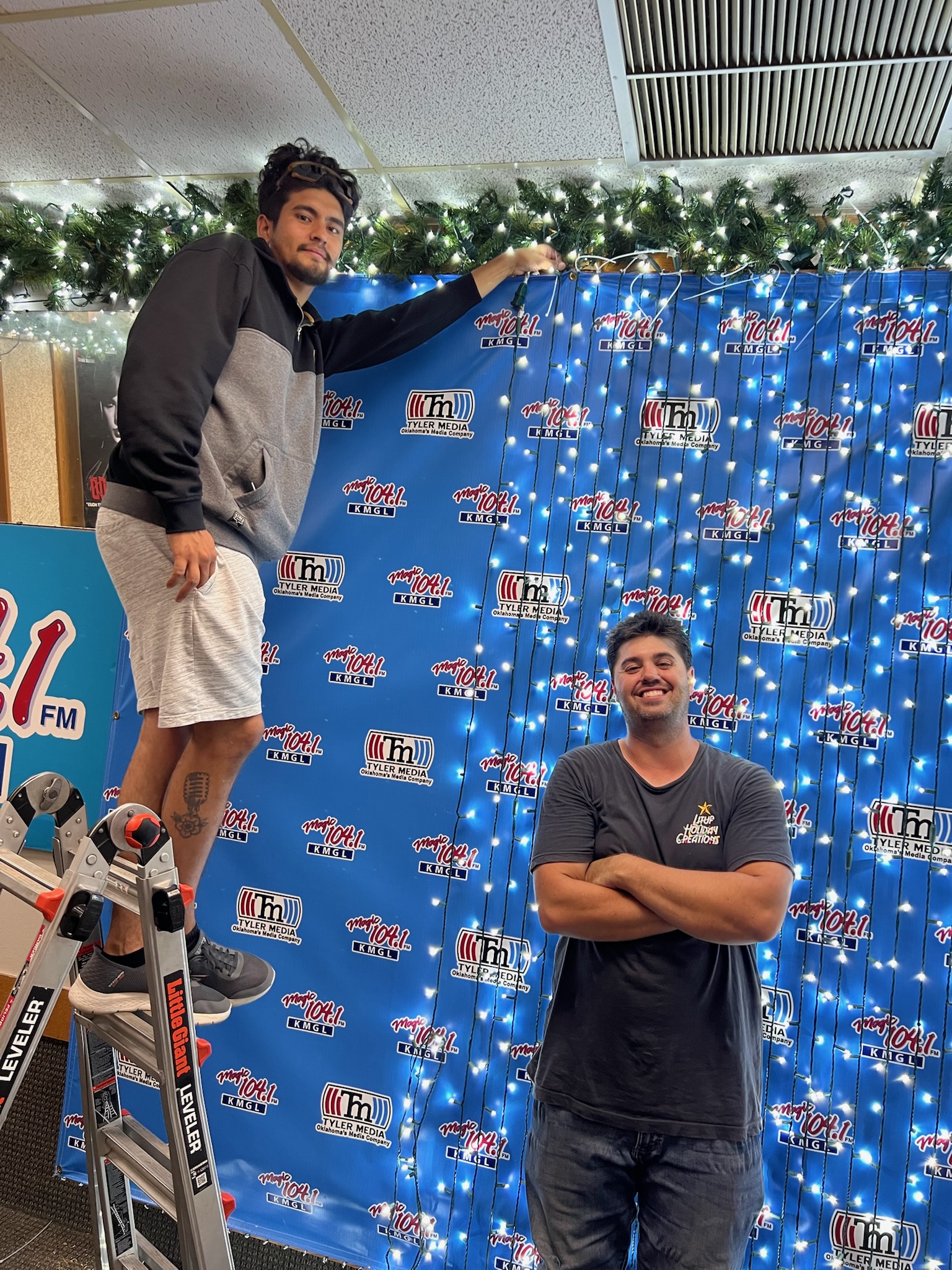 commercial christmas light installation oklahoma city Jake FM MAGIC 104.1
