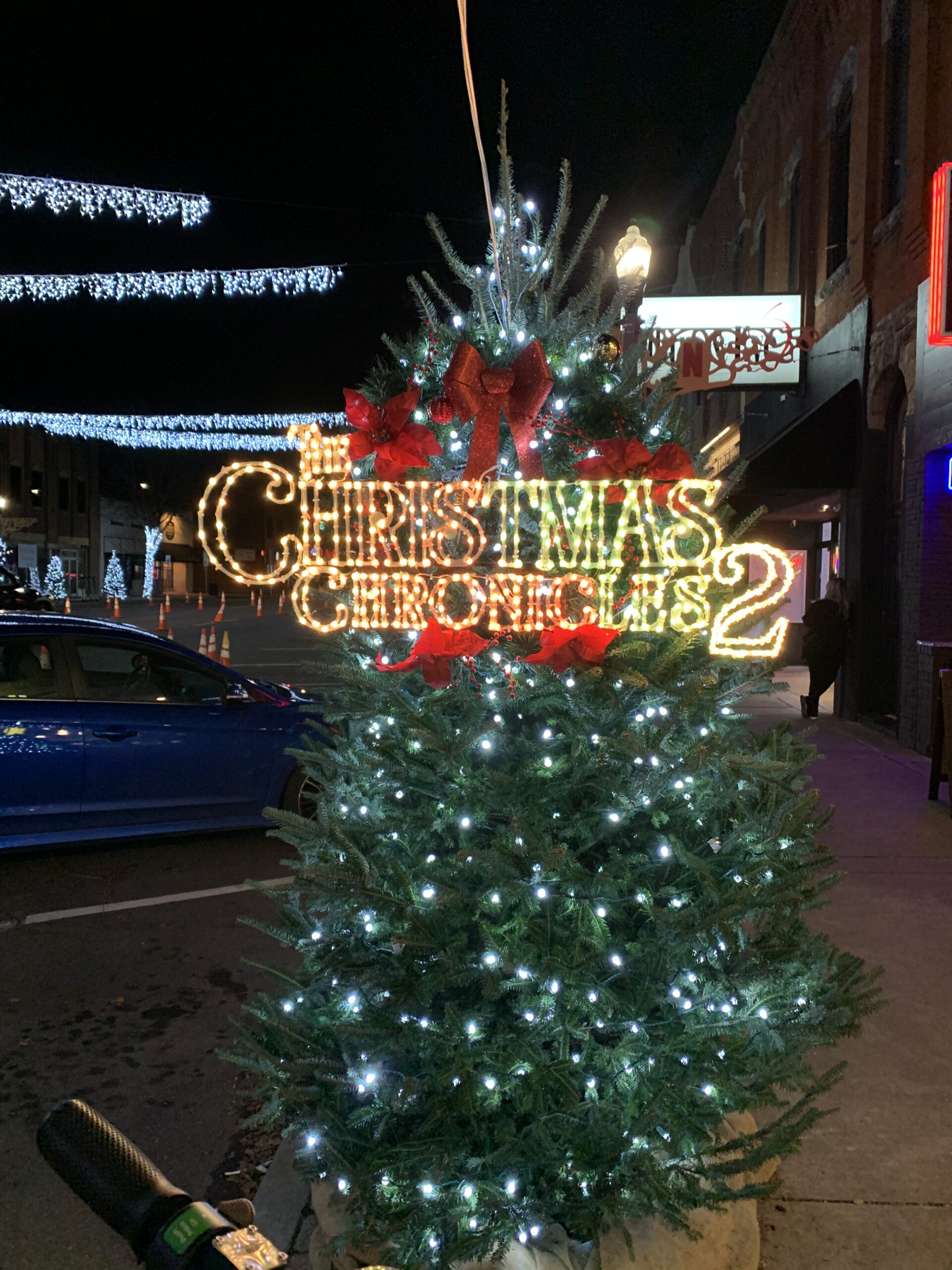 exterior christmas light installation