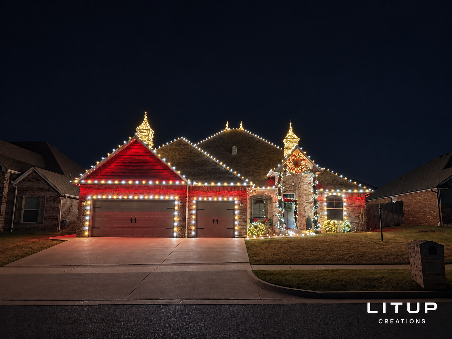 christmas light installation-moore-2